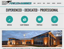 Tablet Screenshot of fowlerhammer.com